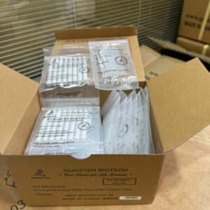 استریپ تیوب 0/1 میلی لیتر 8 تایی، سفید، درب شفاف 120 عددی