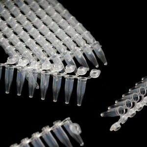 استریپ تیوب 0/2 میلی‌لیتر 8 تایی، درب متصل، شفاف، مخصوص PCR - بسته 120 عددی